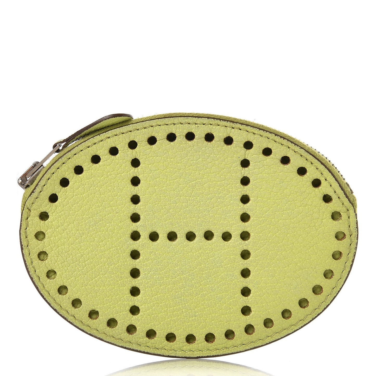 Chevre Mysore Evelyne Coin Purse Vert Anis