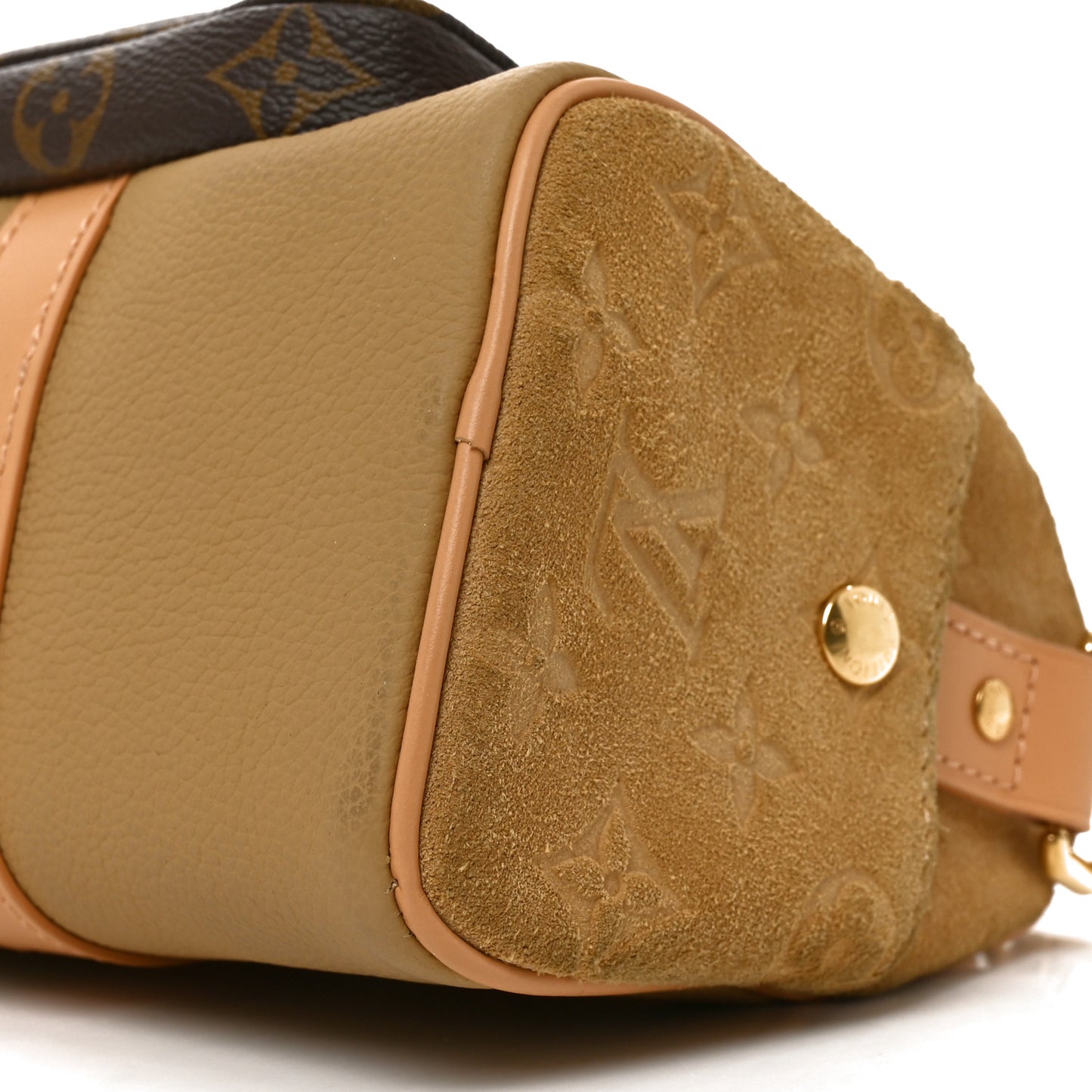 Taurillon Suede Monogram Cargo Keepall Bandouliere 25