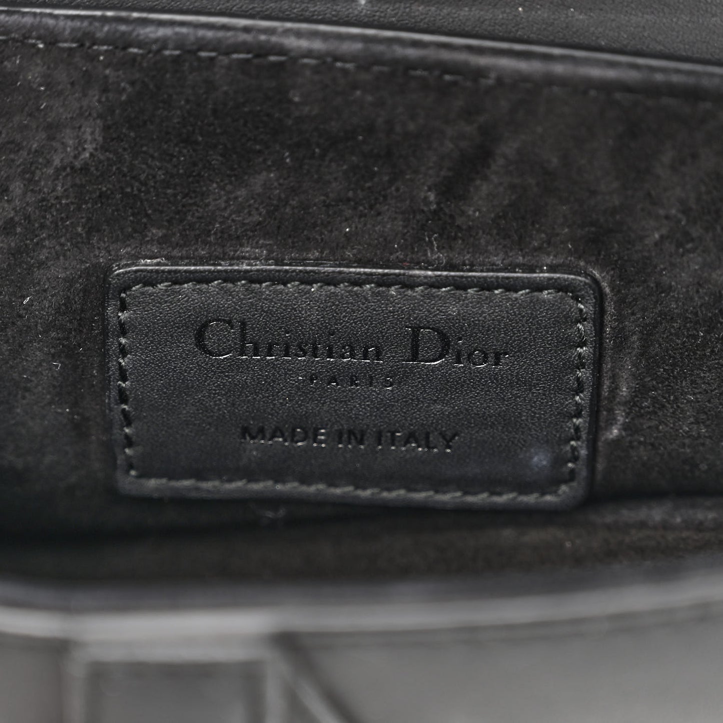 Ultra Matte Calfskin Mini Saddle Bag Black