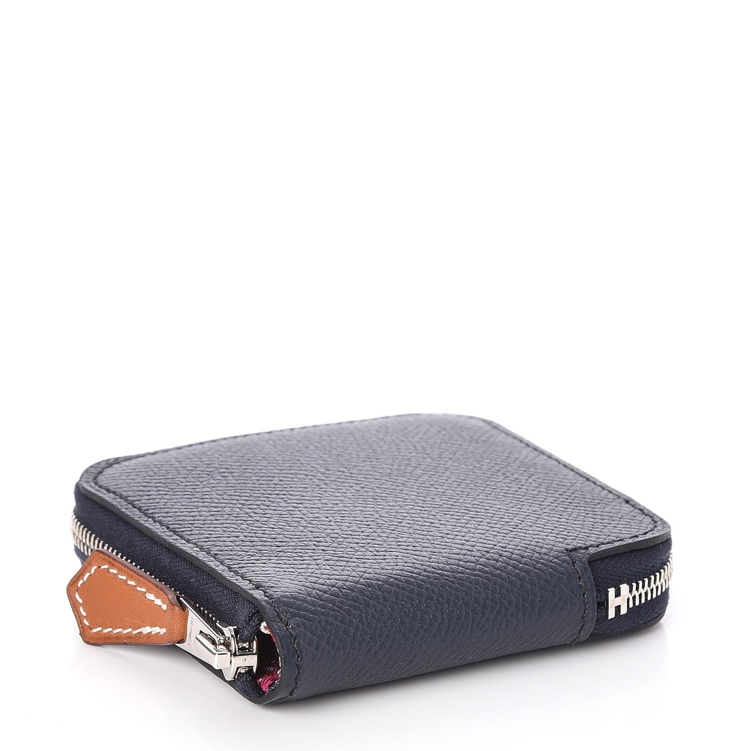 Hermes Epsom Silk'in Coin Purse Bleu Indigo 4 of 7