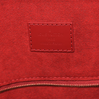 Louis Vuitton Damier Ebene Caissa Hobo Cherry 6 of 8