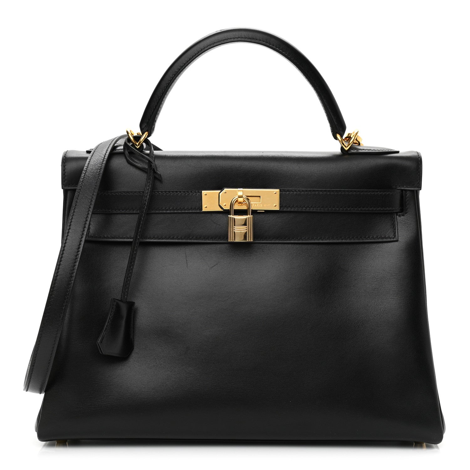 Hermes Box Kelly Retourne 32 Black 1 of 19
