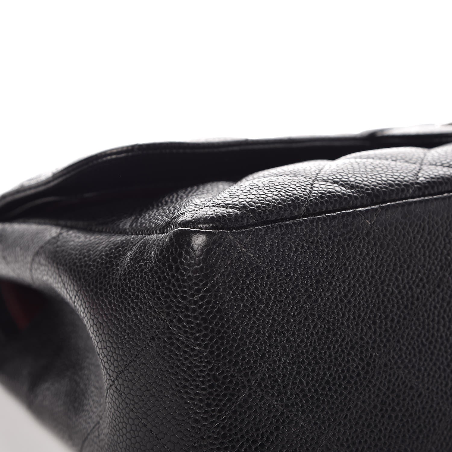 Chanel Caviar Quilted Jumbo Double Flap Black 9 of 10