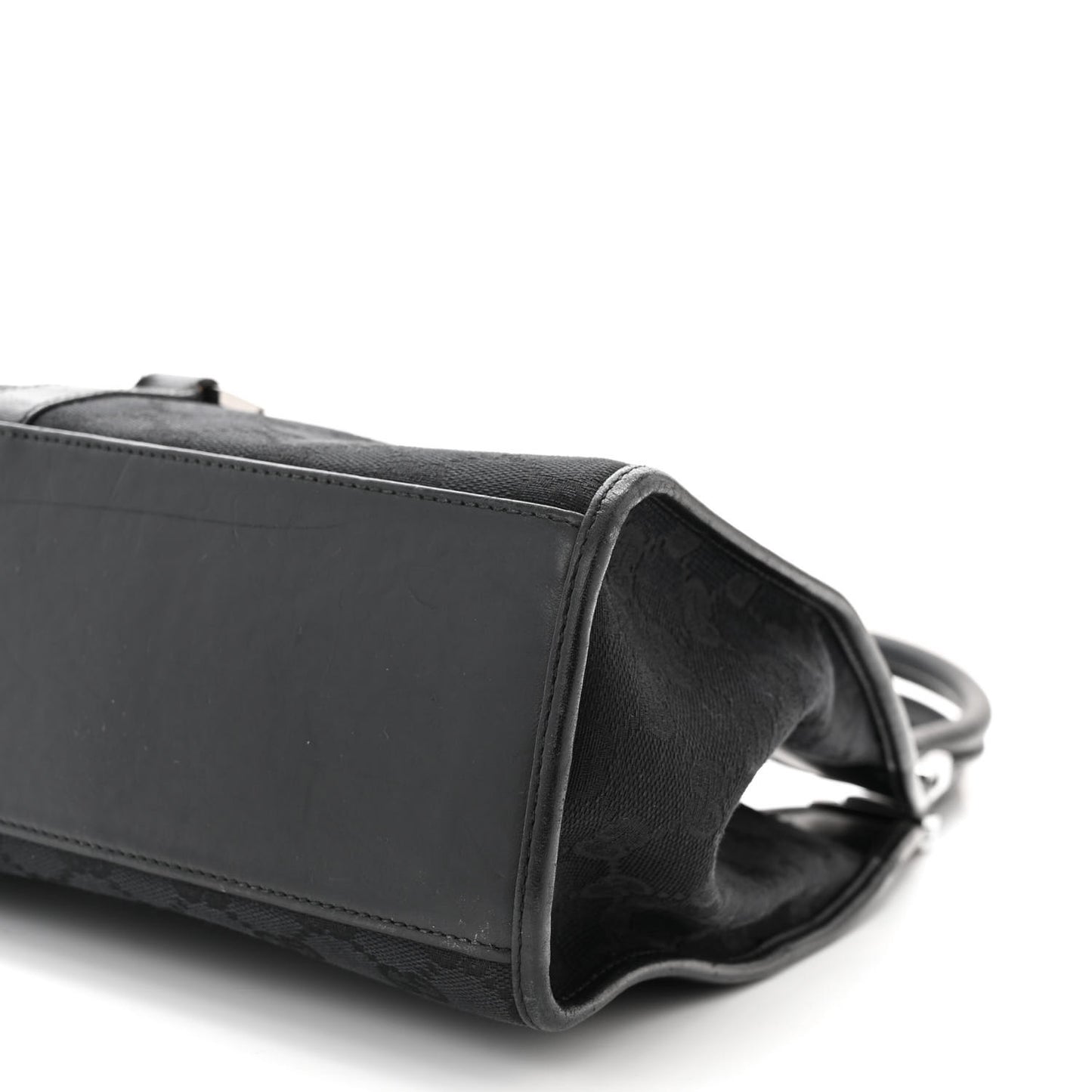 Monogram Bardot Shoulder Bag Black