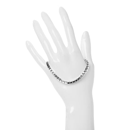 Tiffany Sterling Silver 4mm Venetian Link Bracelet 2 of 4