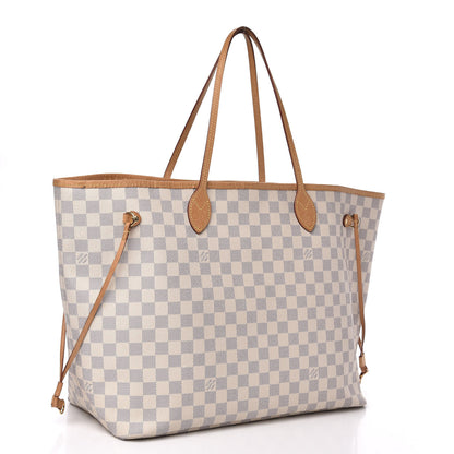 Louis Vuitton Damier Azur Neo Neverfull GM Rose Ballerine 3 of 12