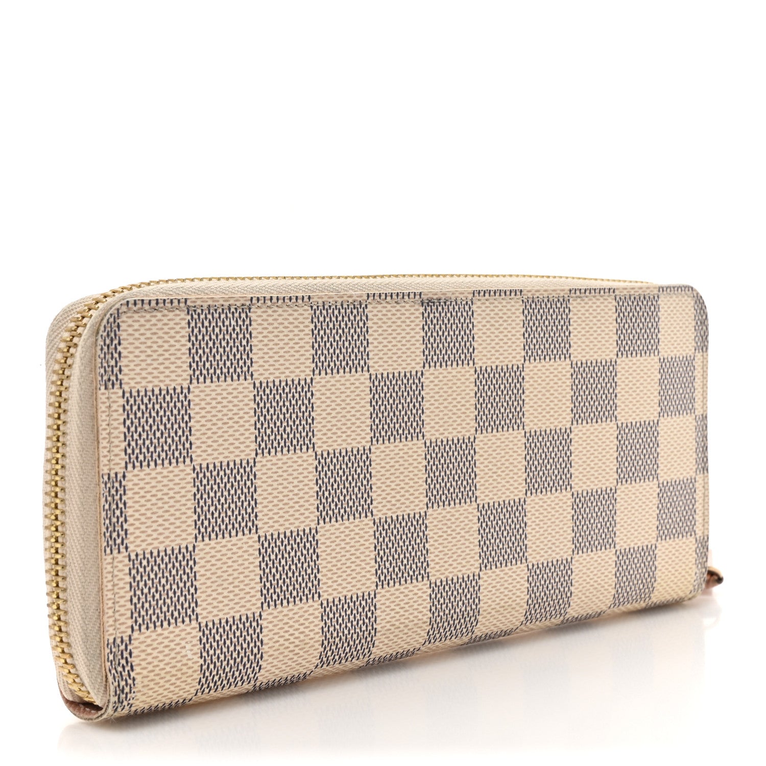 Louis Vuitton Damier Azur Clemence Wallet Rose Ballerine 3 of 13