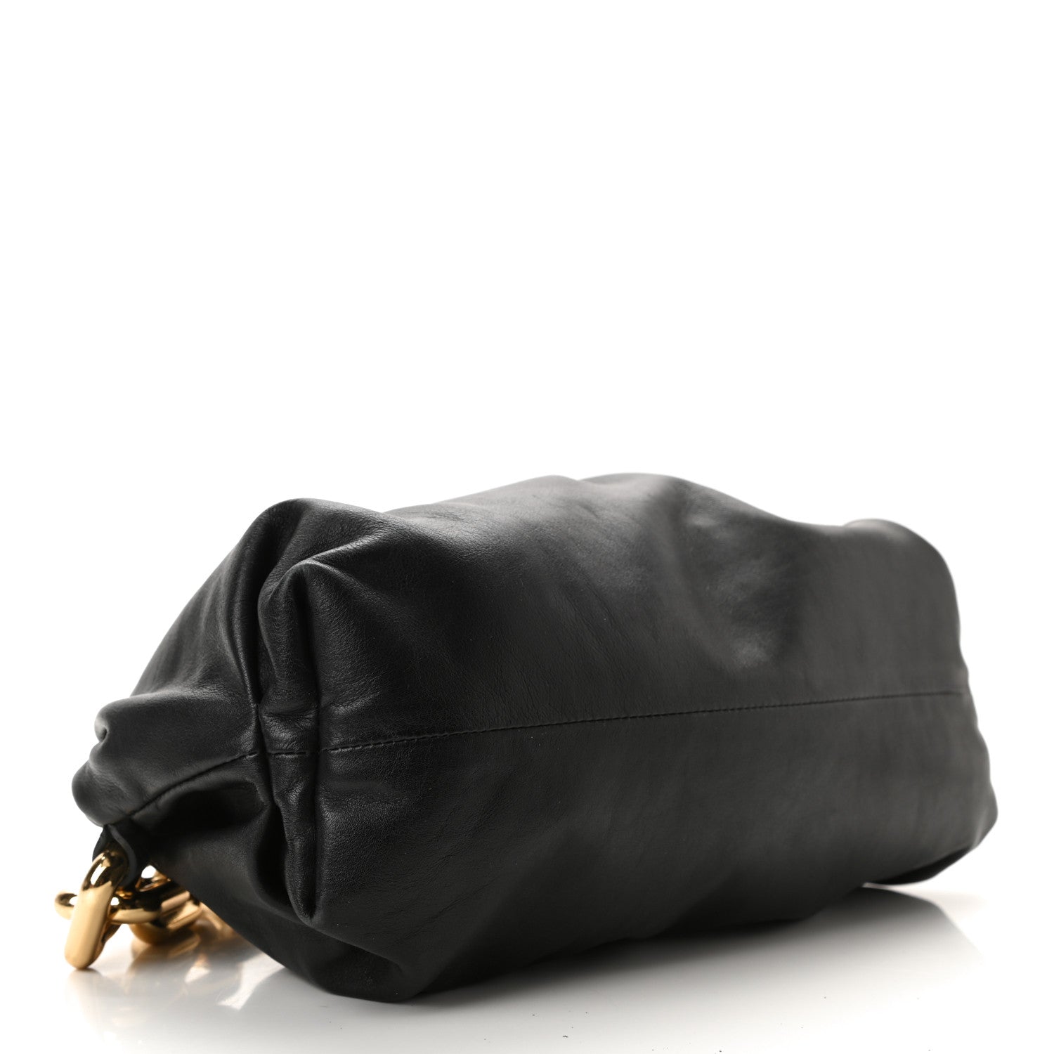 Bottega Veneta Calfskin The Pouch Chain Black 4 of 10