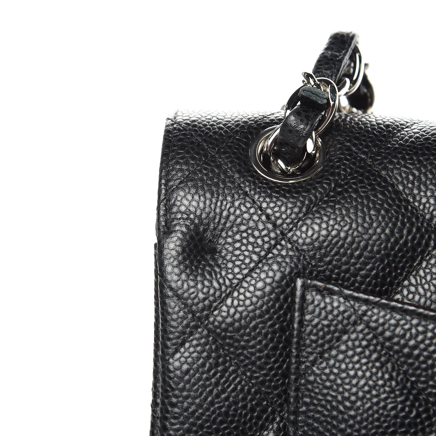 Chanel Caviar Quilted Jumbo Double Flap Black 11 of 11