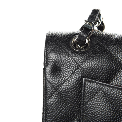 Chanel Caviar Quilted Jumbo Double Flap Black 11 of 11