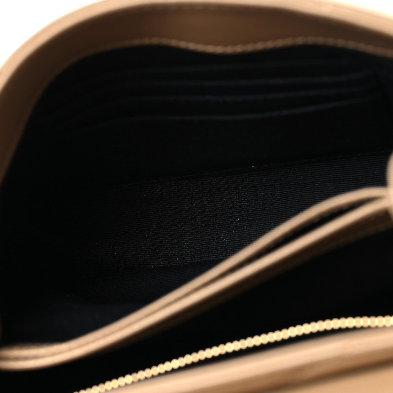 Saint Laurent Calfskin Y Quilted Monogram Toy Loulou Crossbody Bag Dark Beige 5 of 10
