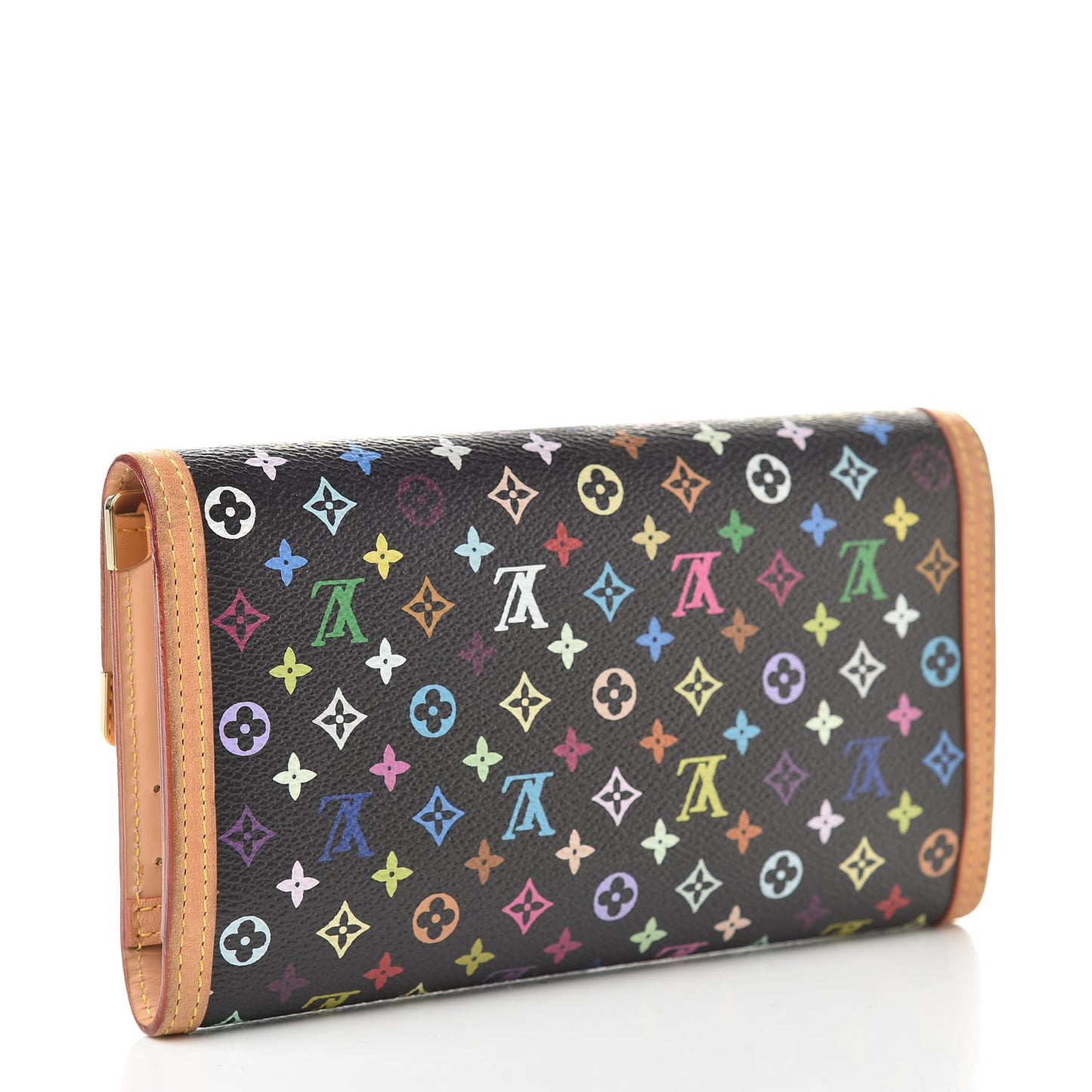 Monogram Multicolor Porte Tresor International Wallet Black