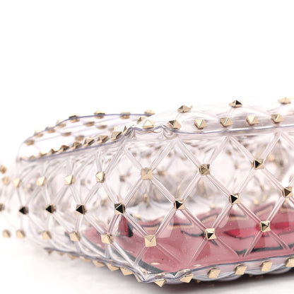 Valentino Garavani PVC Medium Rockstud Spike Shoulder Bag 8 of 9
