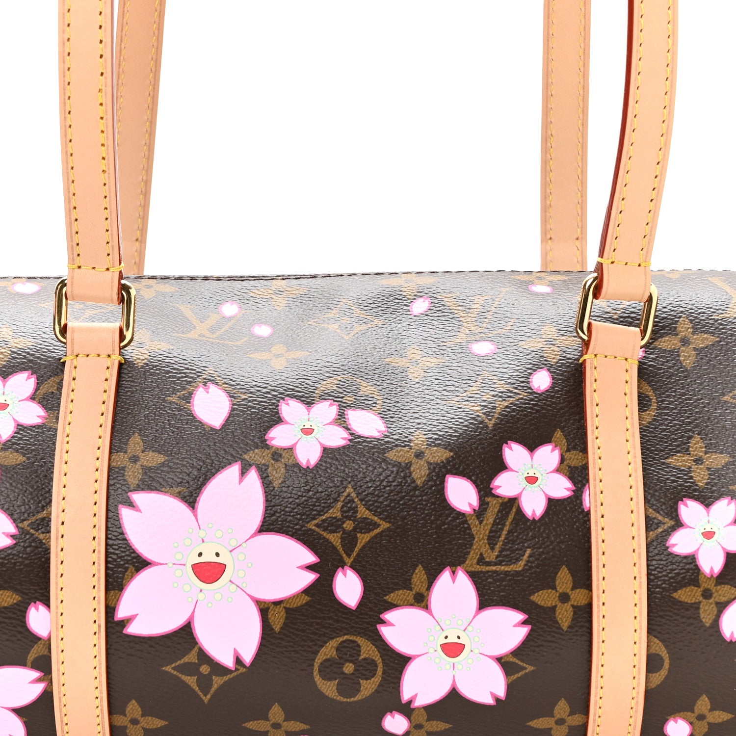 Louis Vuitton LV X TM Monogram Cherry Blossom Papillon Sakura Brown 8 of 10