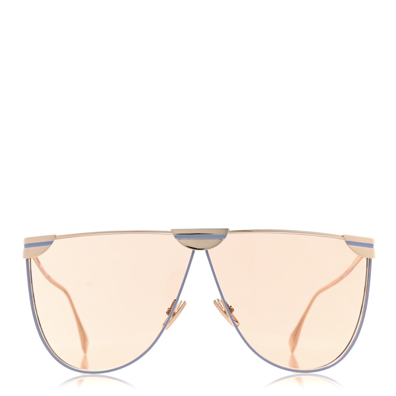 Fendi FF Fabulous 2.0 Shield Sunglasses FF 0467/S Gold 2 of 7