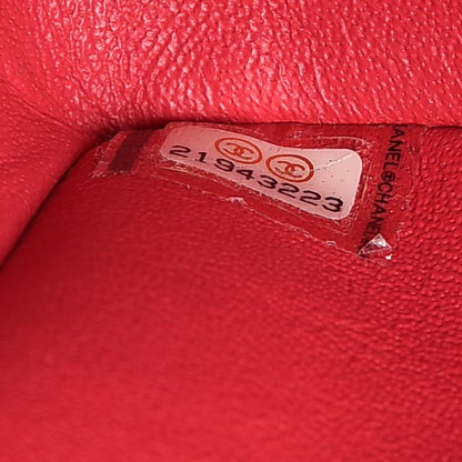 Chanel Lambskin Quilted Mini Rectangular Flap Dark Pink 7 of 14