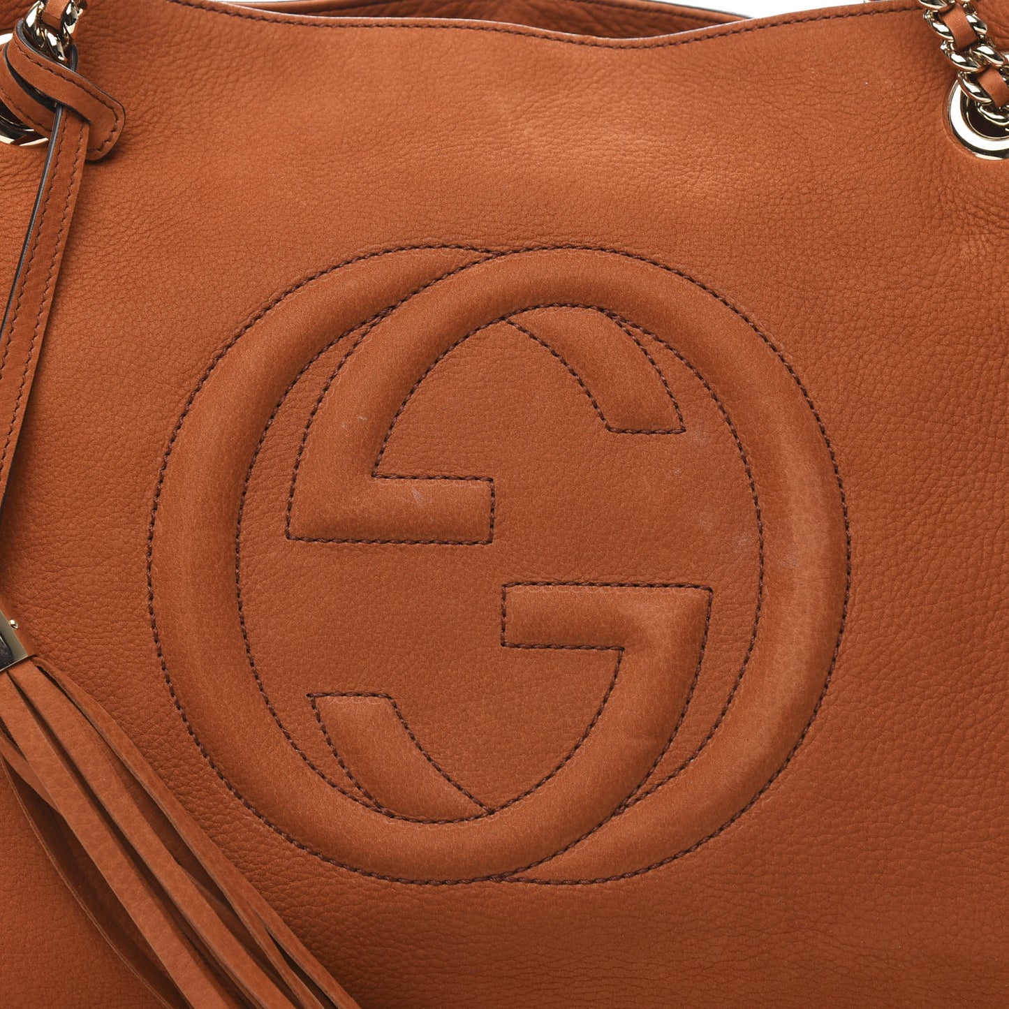 Vitello Range Medium Soho Chain Shoulder Bag Old Whisky