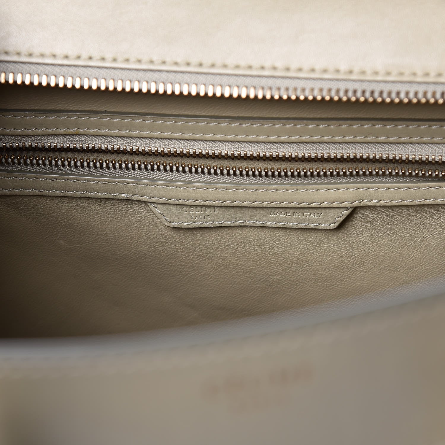 Celine Smooth Calfskin Mini Luggage Light Grey 8 of 31