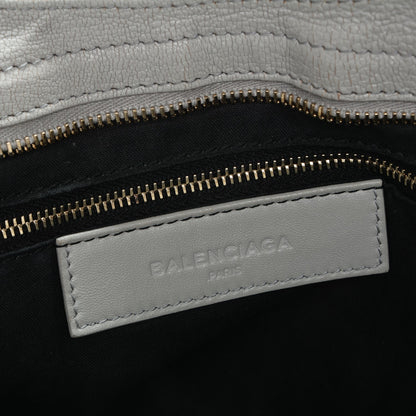 Balenciaga Chevre Gold Metallic Edge Hardware City Gris Perle 6 of 7