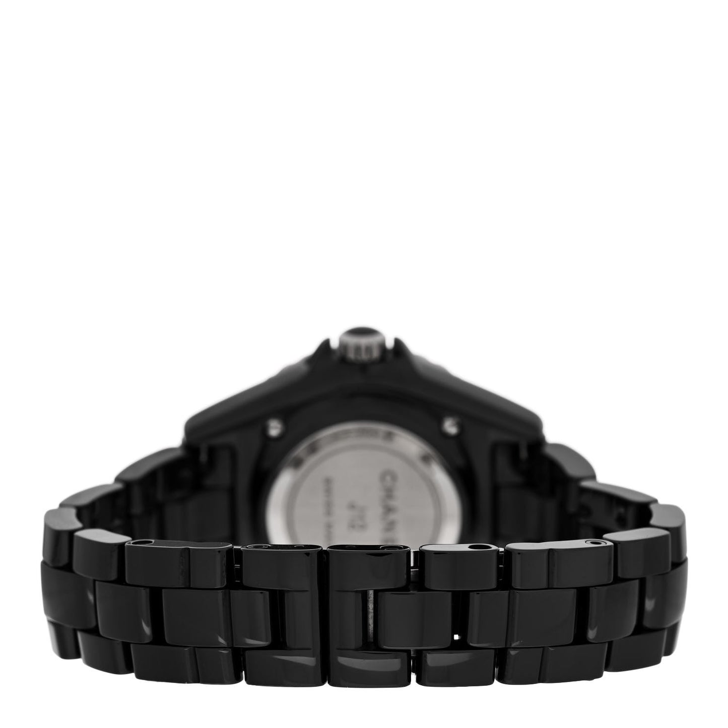 Stainless Steel Ceramic 33mm J12 Quartz Watch Black