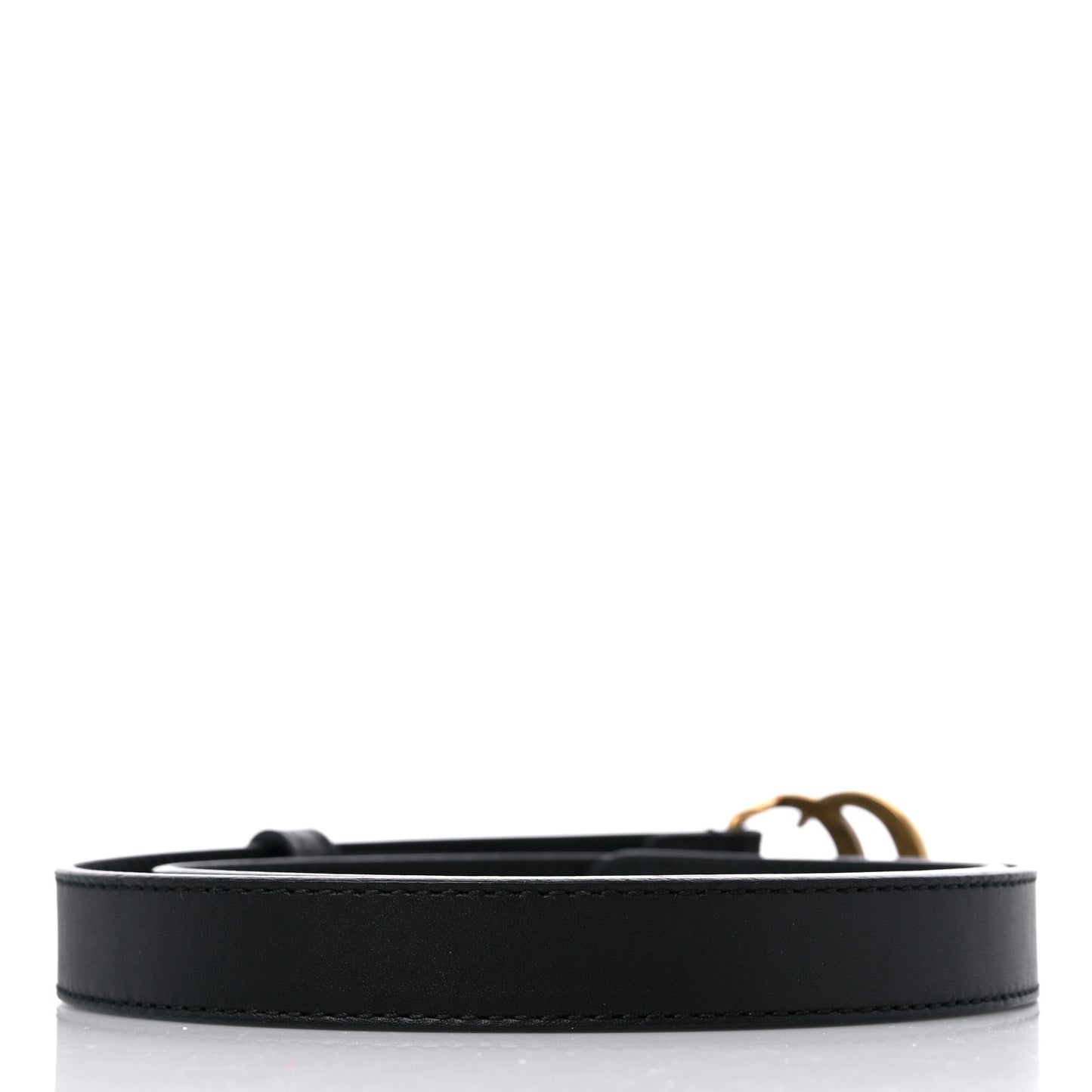 Calfskin Double G 20mm Belt 75 30 Black