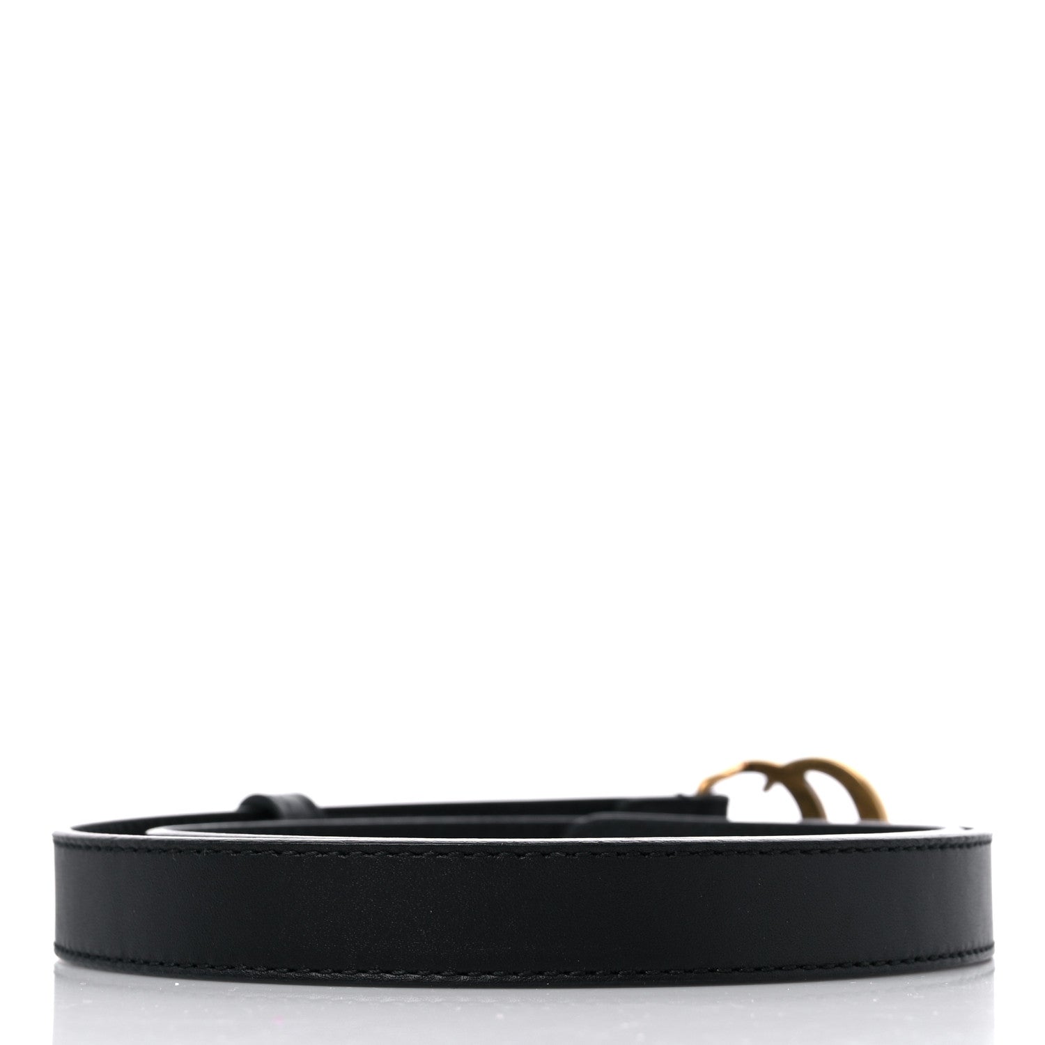 Gucci Calfskin Double G 20mm Belt 75 30 Black 2 of 4