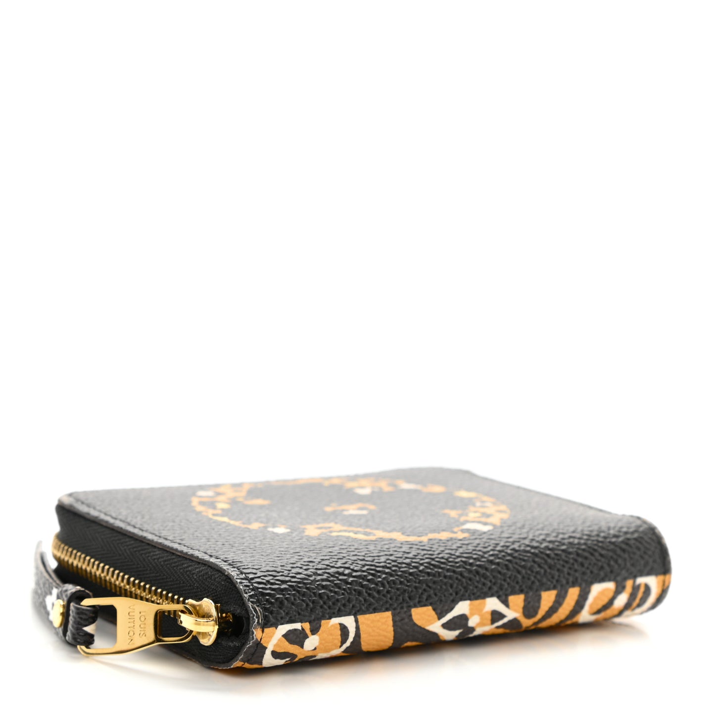 Monogram Giant Jungle Zippy Coin Purse Black