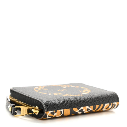 Louis Vuitton Monogram Giant Jungle Zippy Coin Purse Black 5 of 18