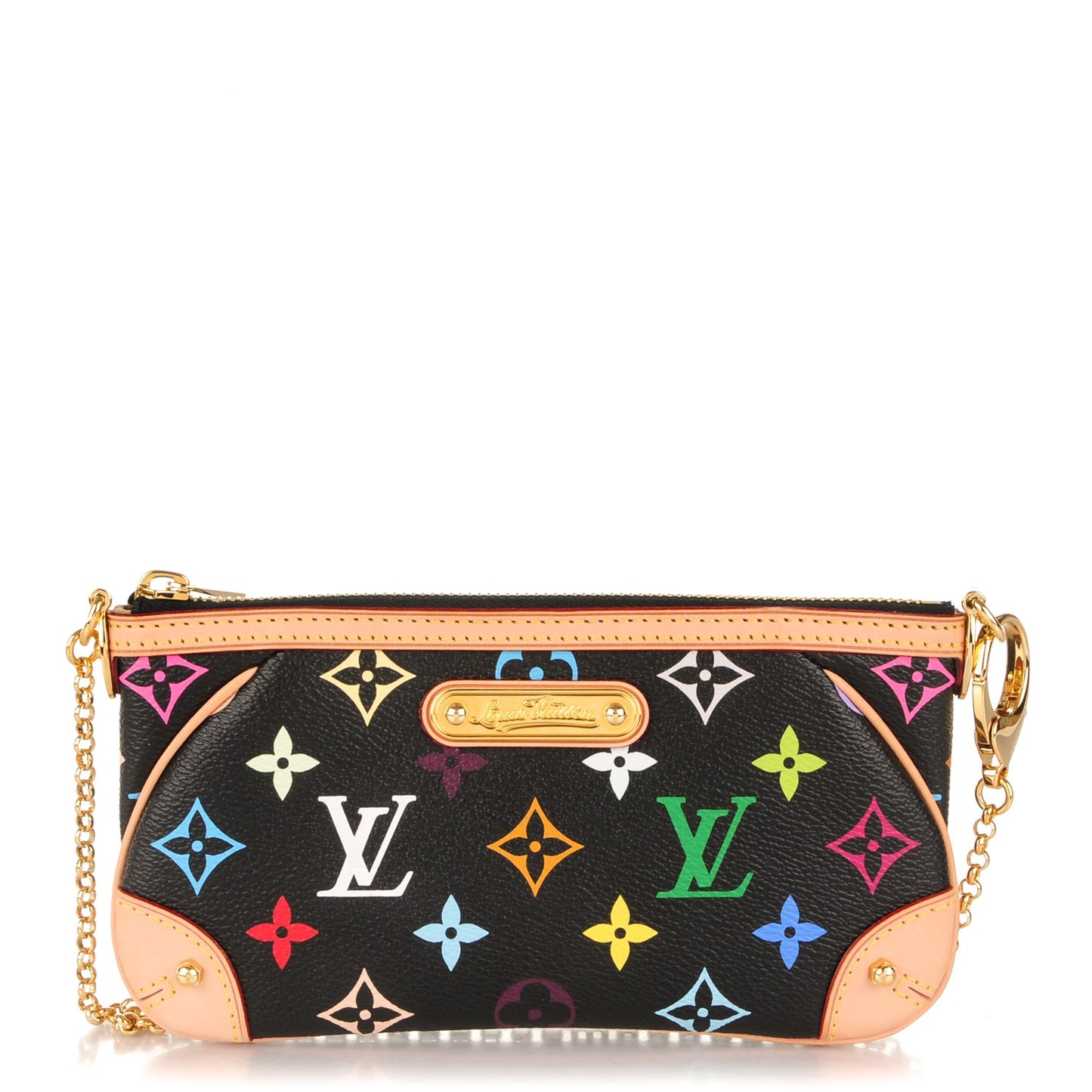 Monogram Multicolor Pochette Milla MM Black