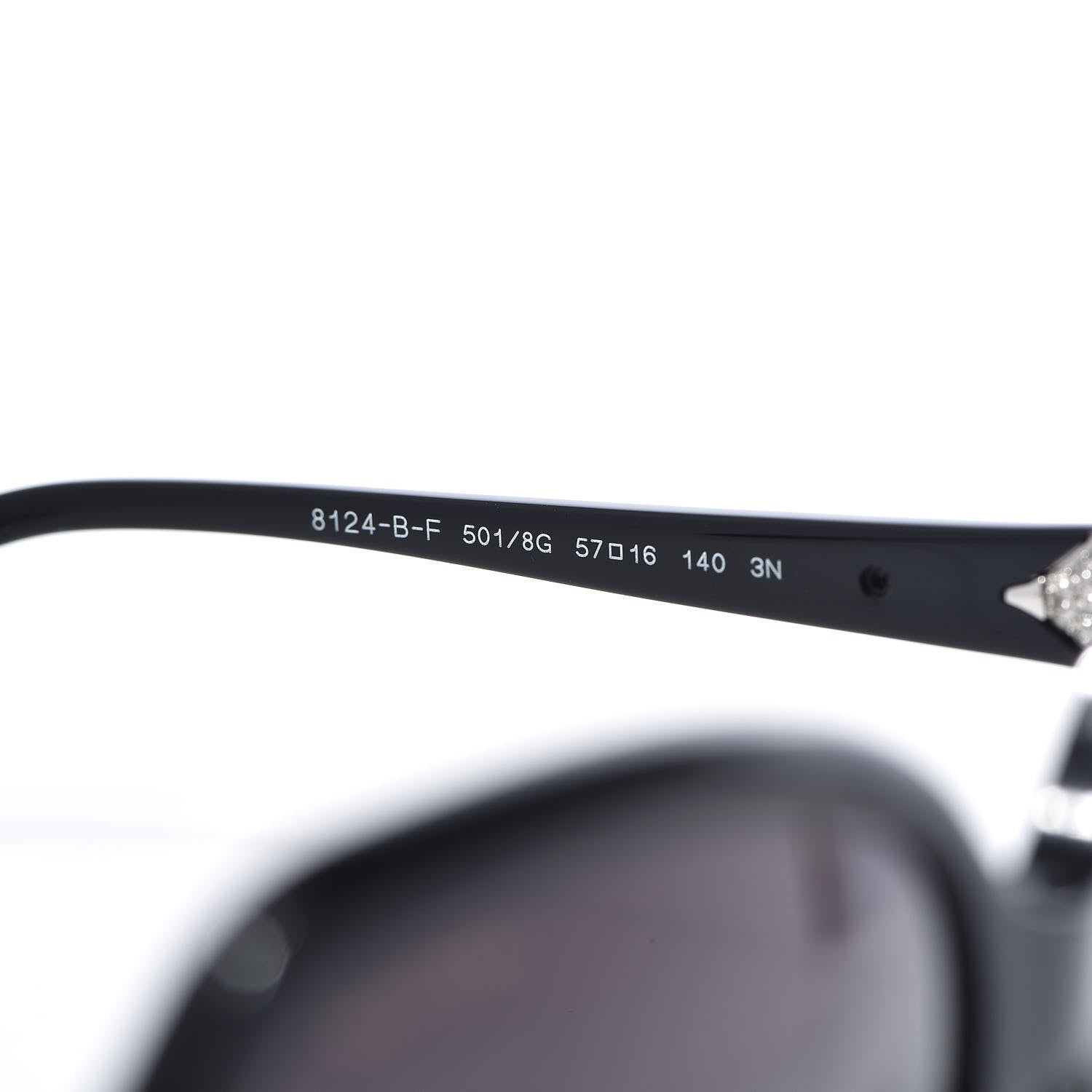 Bulgari Oversized Sunglasses 8124-B Black 5 of 8