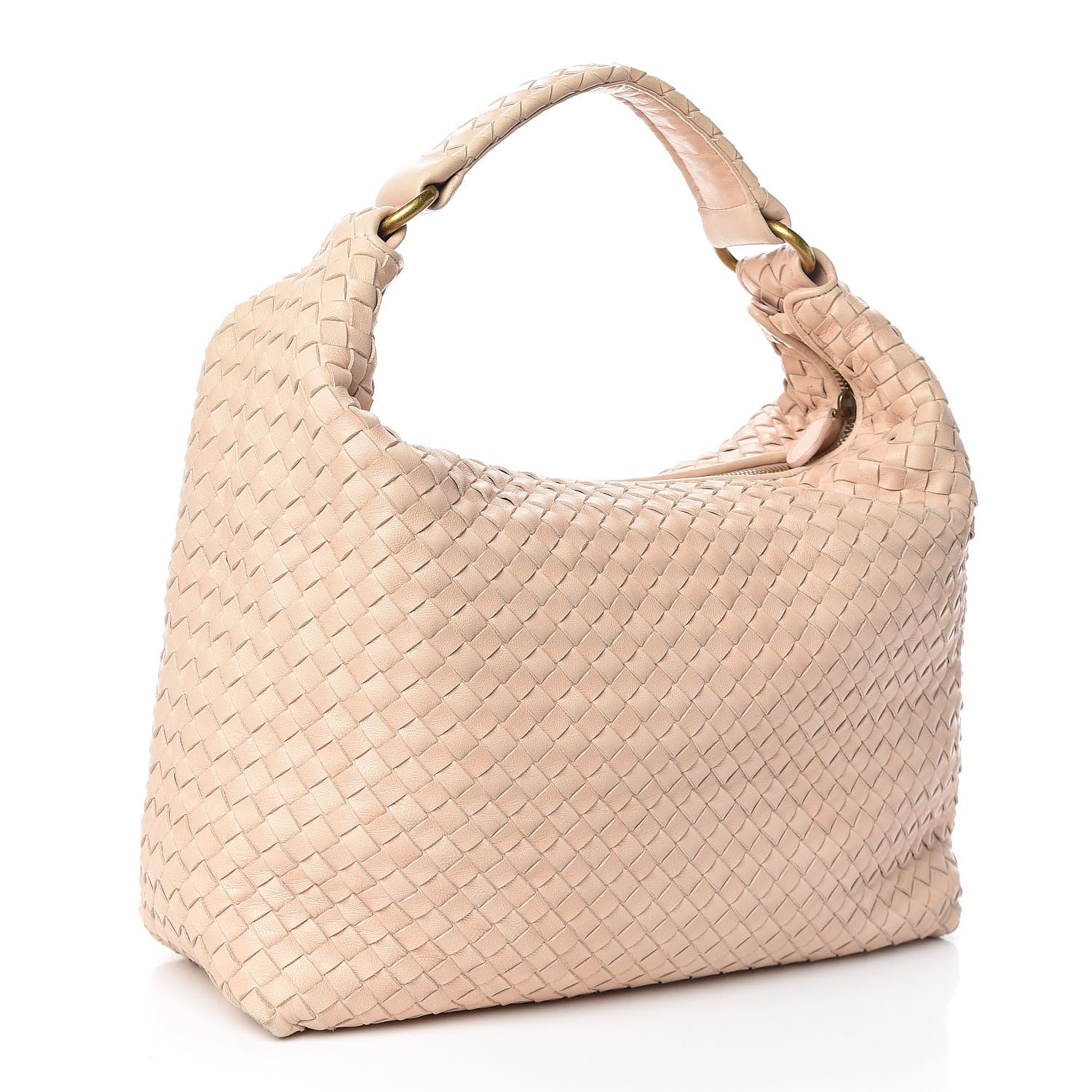 Bottega Veneta Nappa Intrecciato Pyramid Hobo Lotus 3 of 12