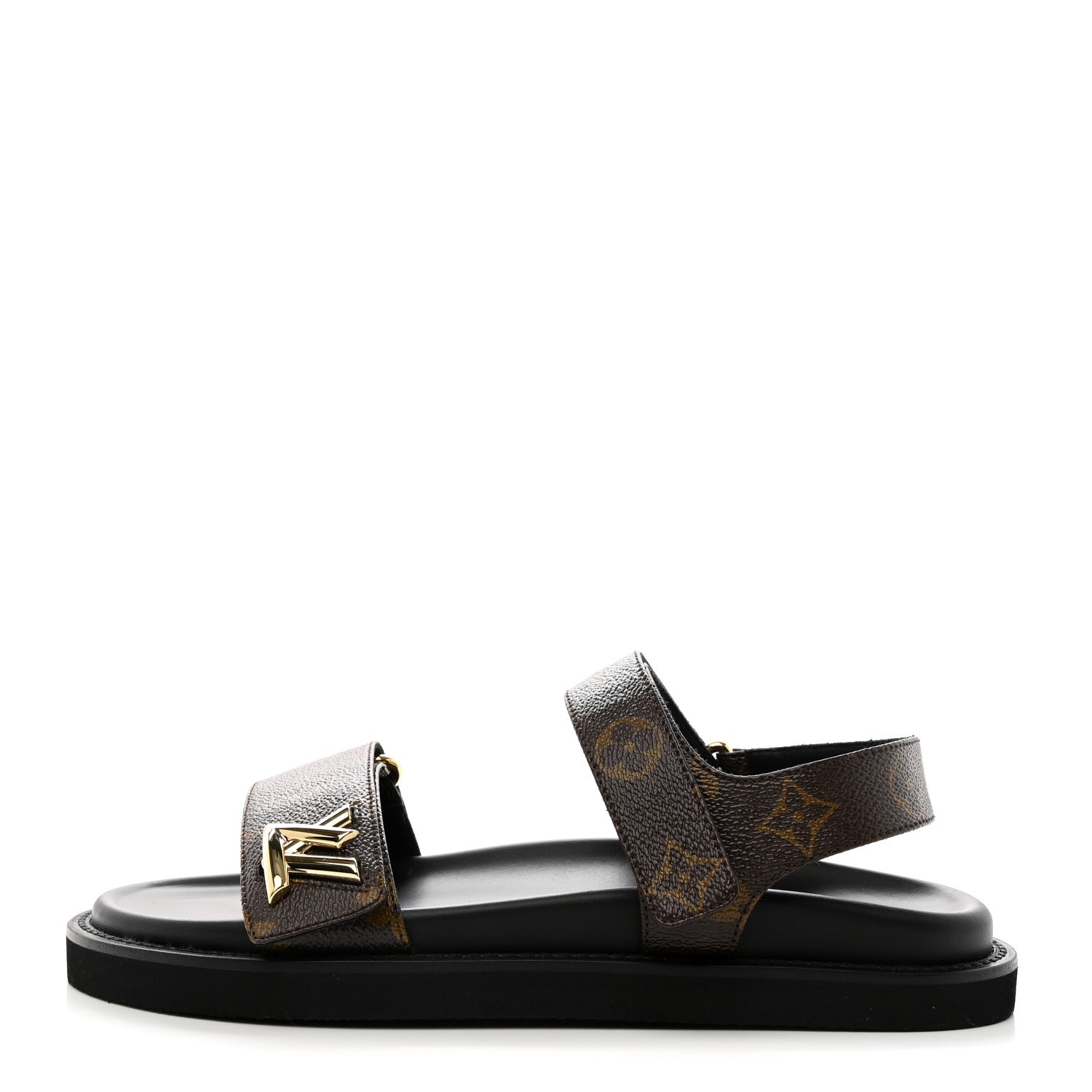Louis Vuitton Monogram LV Sunset Comfort Flat Sandals 40 Cacao Brown 1 of 11