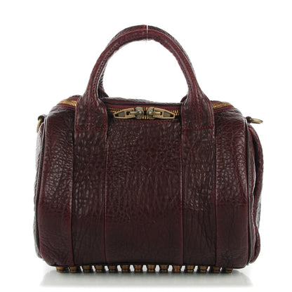 Alexander Wang Pebbled Lambskin Rockie Beet Antique Brass Hardware 1 of 8