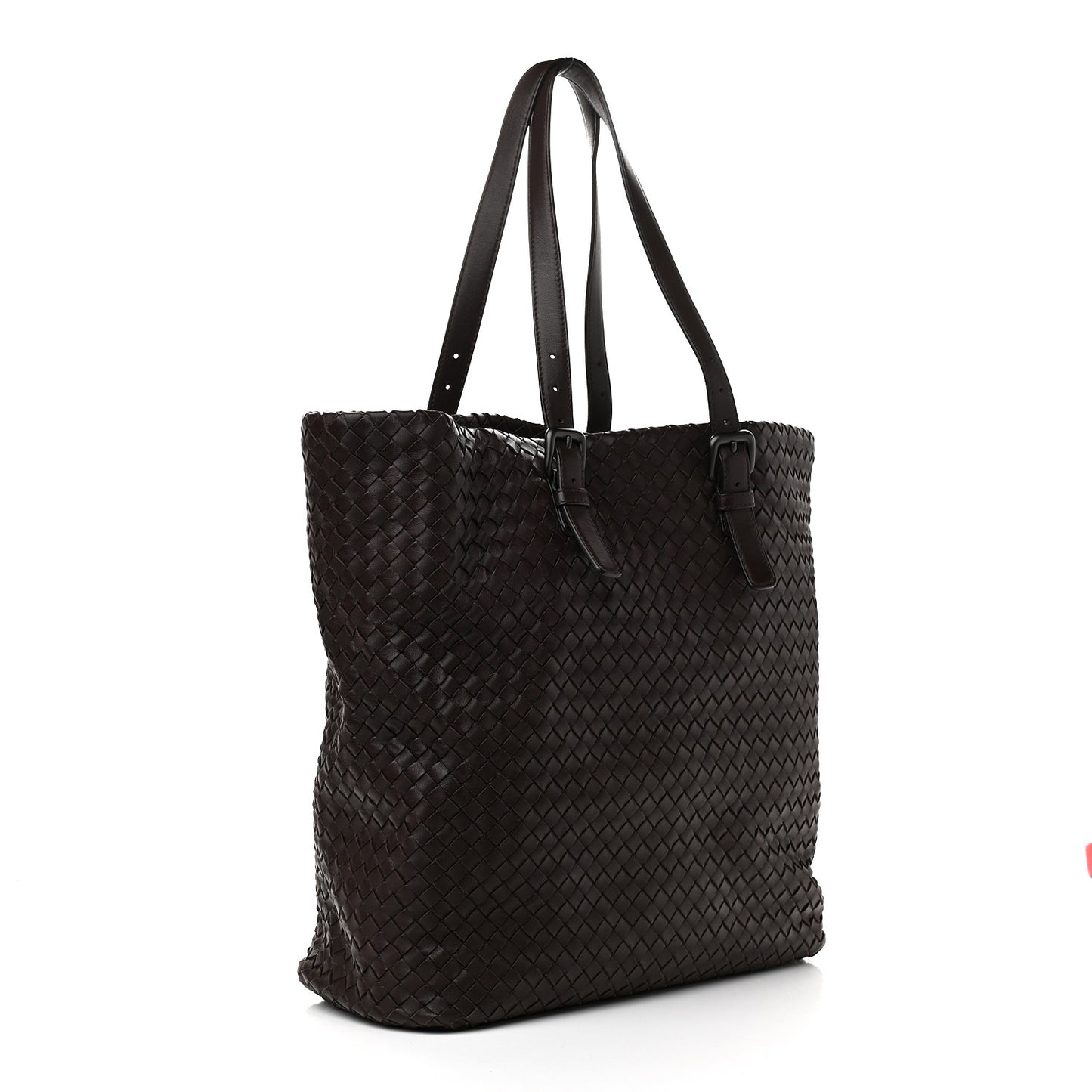 Nappa Intrecciato Large Tote Ebano