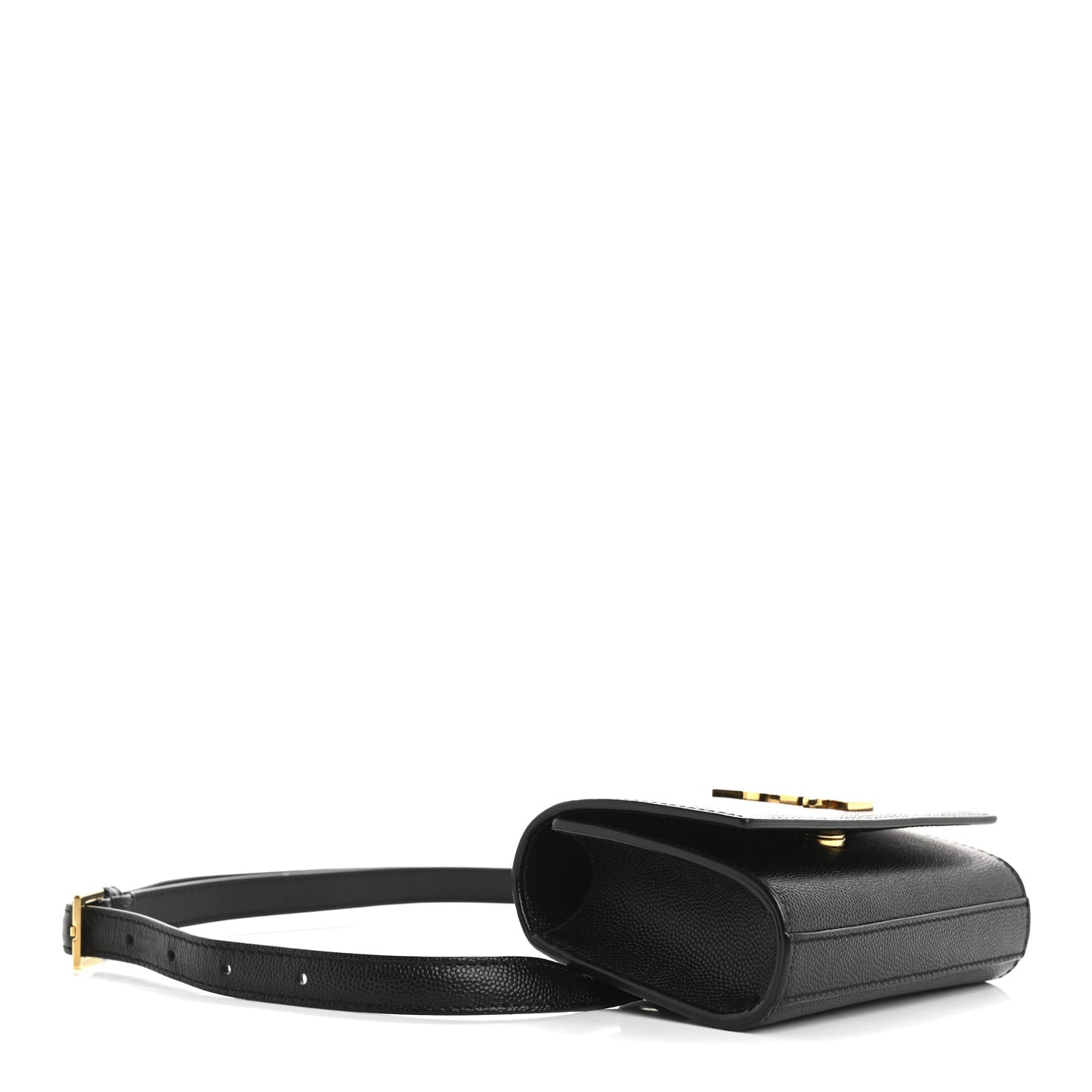 Grain De Poudre Monogram Kate Belt Bag Black