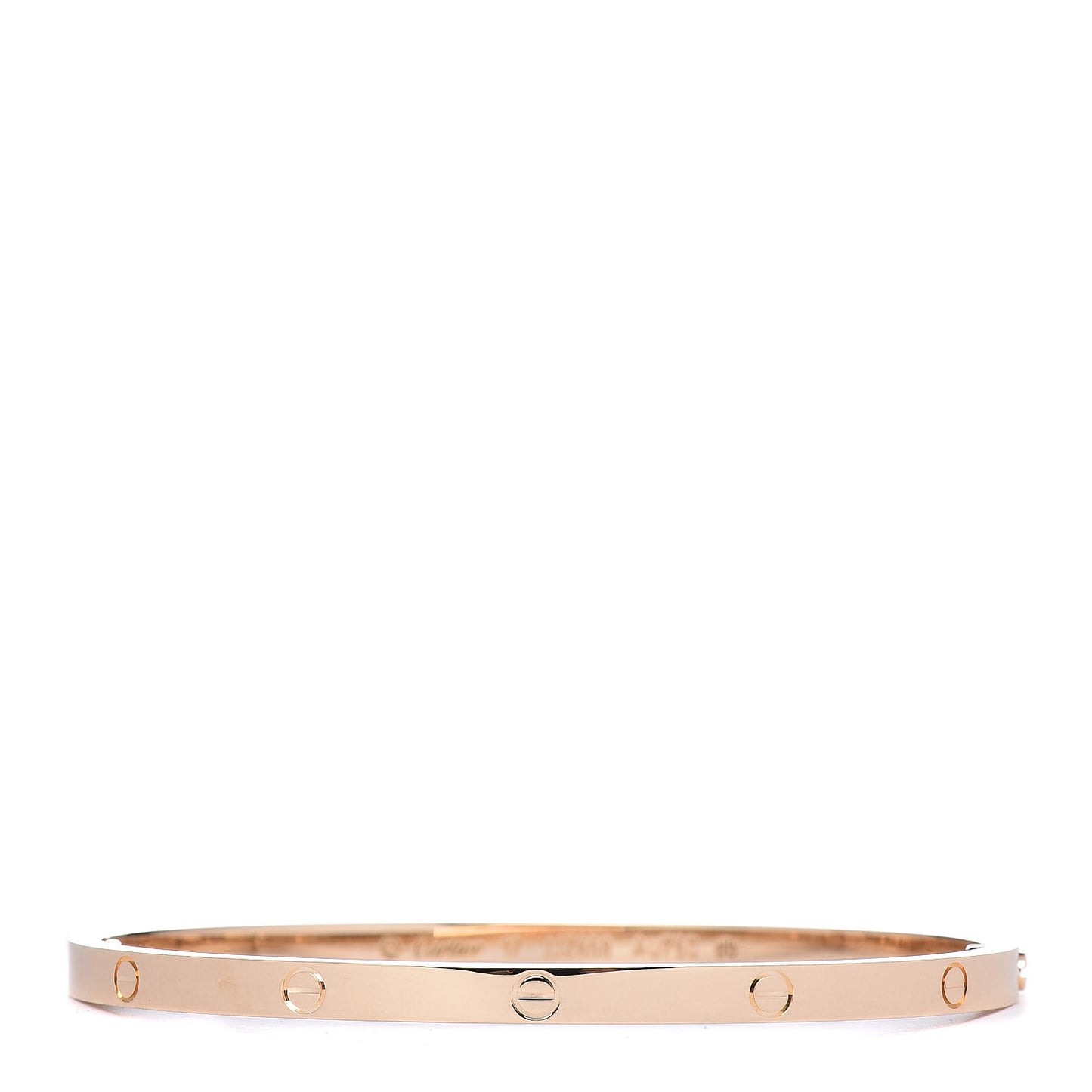 18K Yellow Gold Small LOVE Bracelet 17