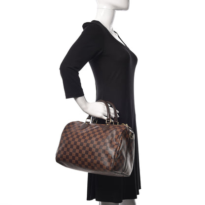 Louis Vuitton Damier Ebene Speedy Bandouliere 30 2 of 21