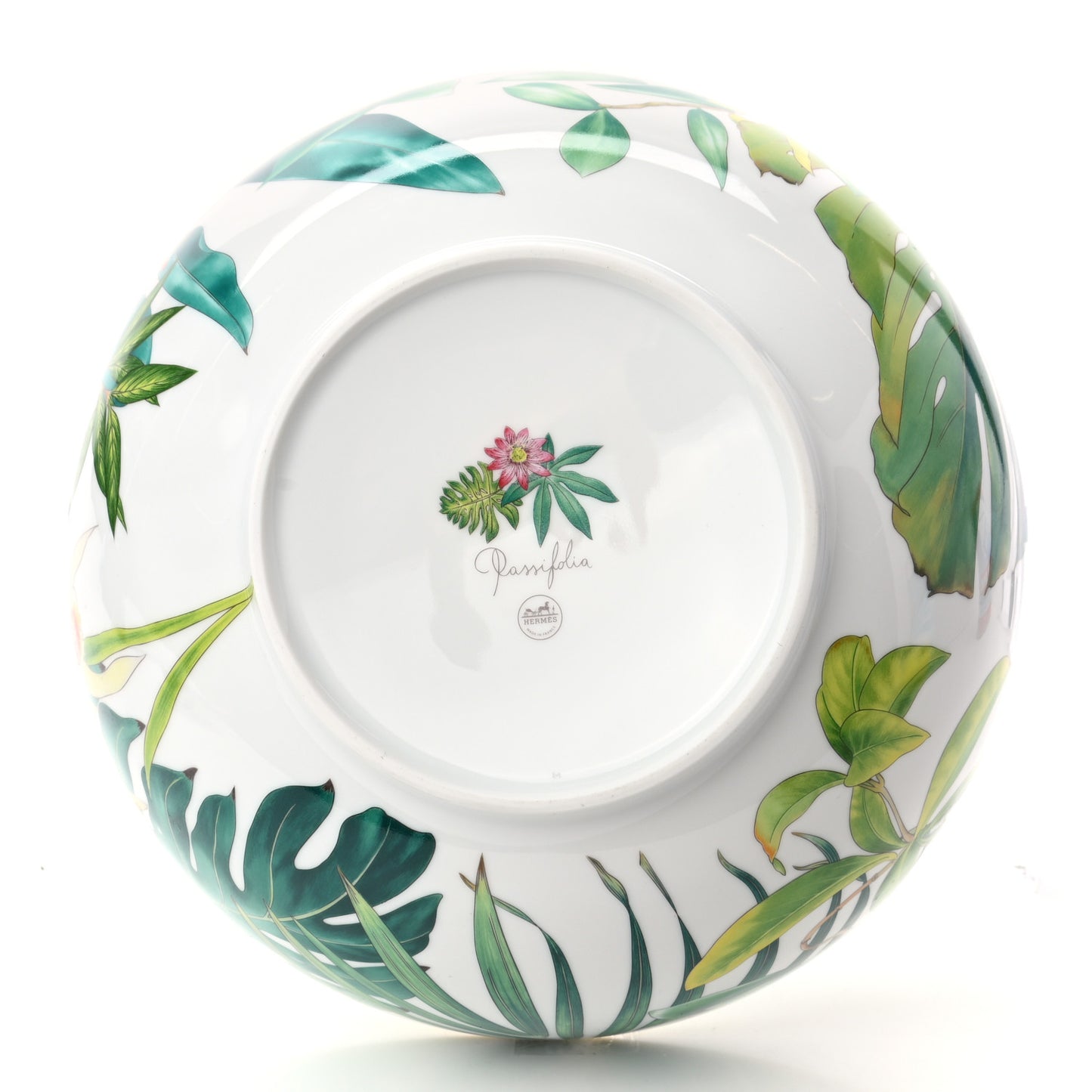 Porcelain Large Passiflora Salad Bowl