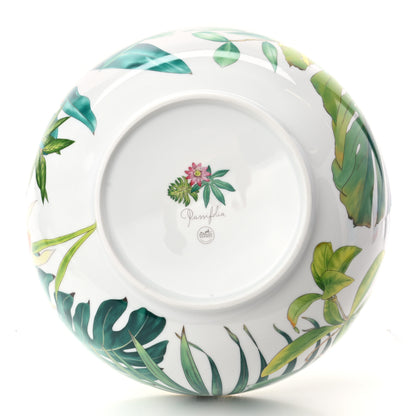 Hermes Porcelain Large Passiflora Salad Bowl 4 of 8