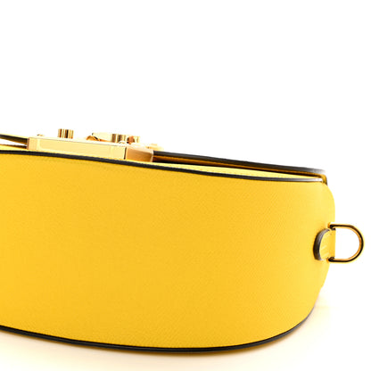 Moynat Carat Calfskin Flori PM Citrine 12 of 14