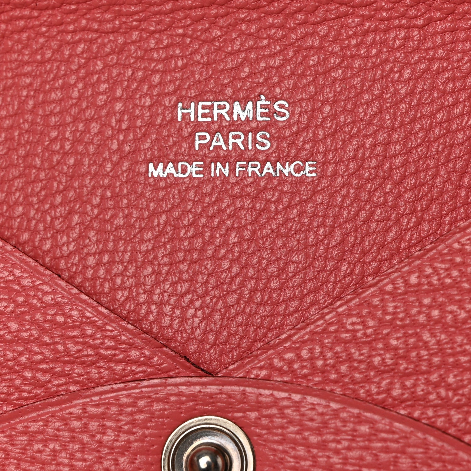 Hermes Chevre Mysore Calvi Card Case Rose Azalee 6 of 7