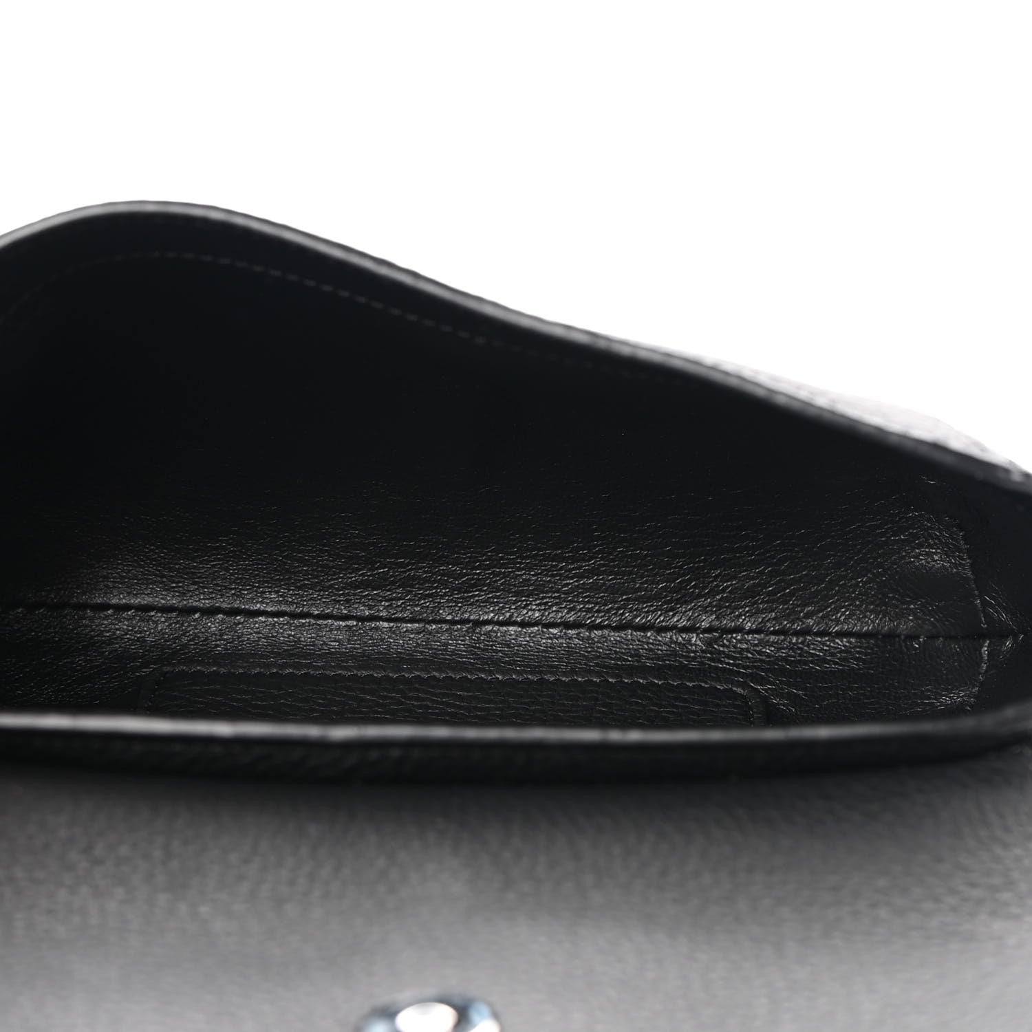 Chloe Grained Calfskin Alphabet Crossbody Pouch Black 5 of 8