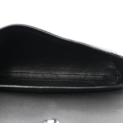 Chloe Grained Calfskin Alphabet Crossbody Pouch Black 5 of 8