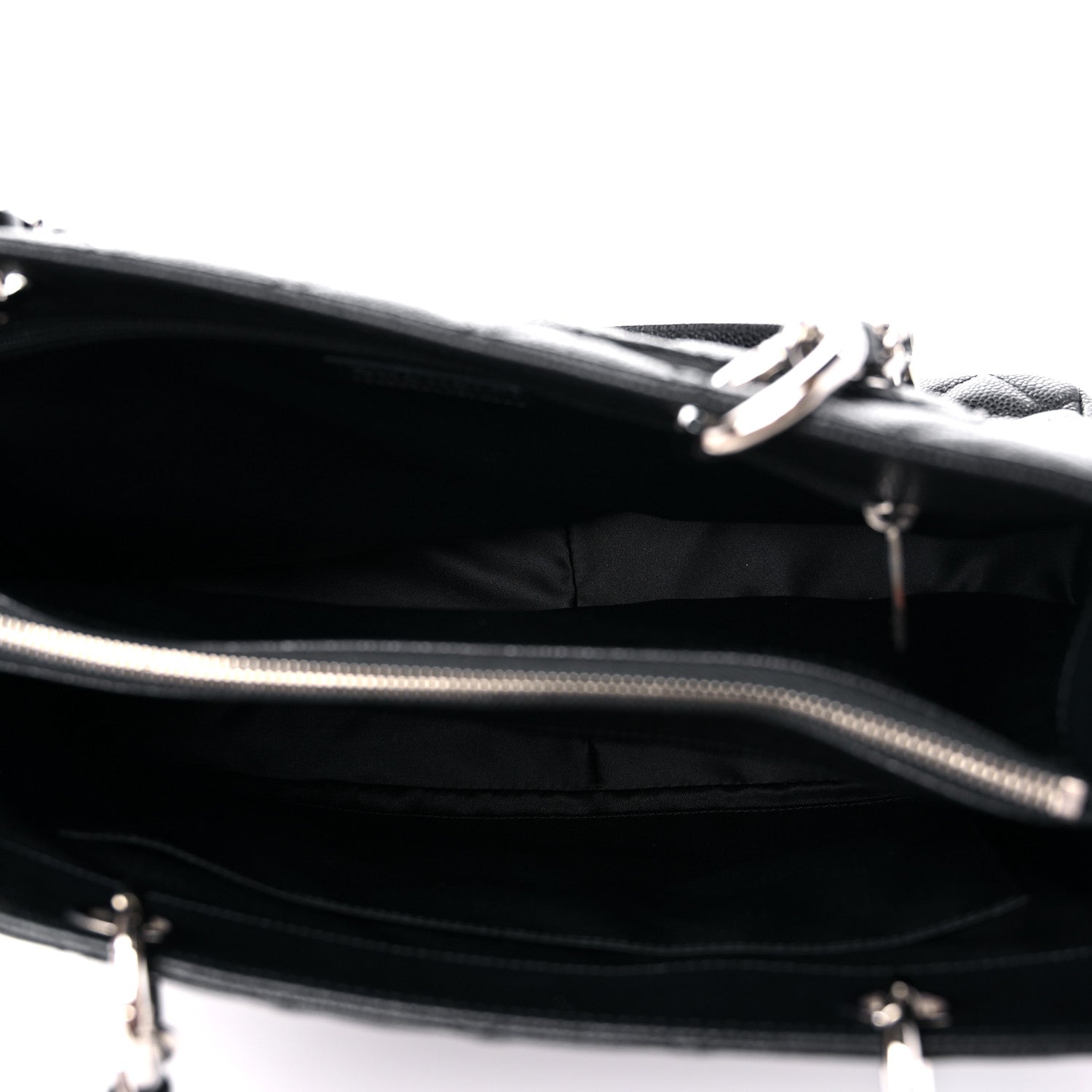 Chanel Caviar Quilted Grand Shopping Tote GST Black 5 of 11