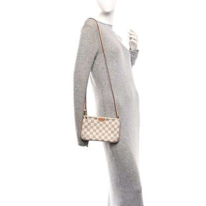 Louis Vuitton Damier Azur Double Zip Pochette 2 of 11