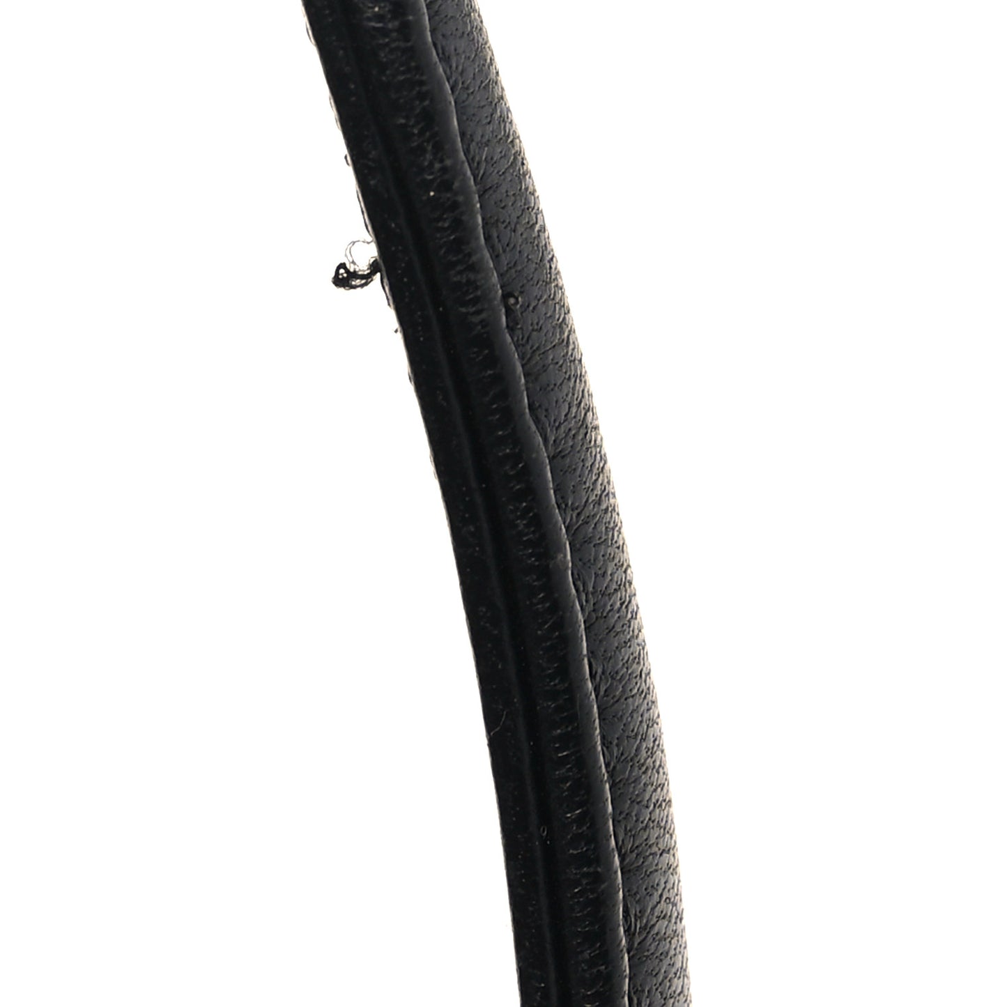 Velvet Quilted Small Wavy CC Hobo Black