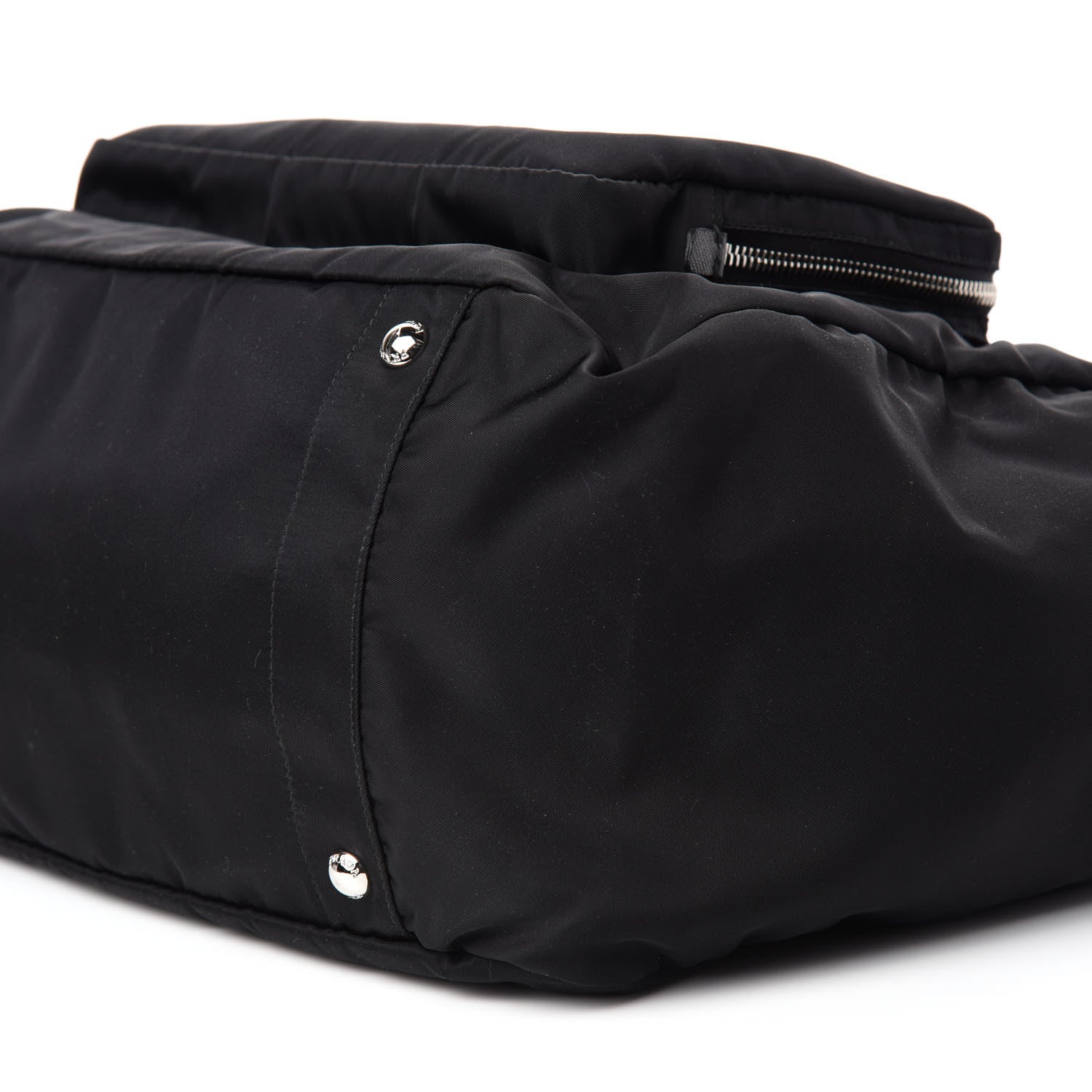 Prada Nylon Vela Baby Bag Black 8 of 12