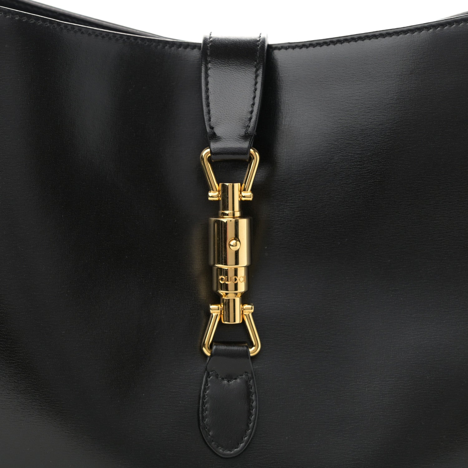 Gucci Boarded Dyana Lux Calfskin Medium Jackie 1961 Hobo Black 9 of 11