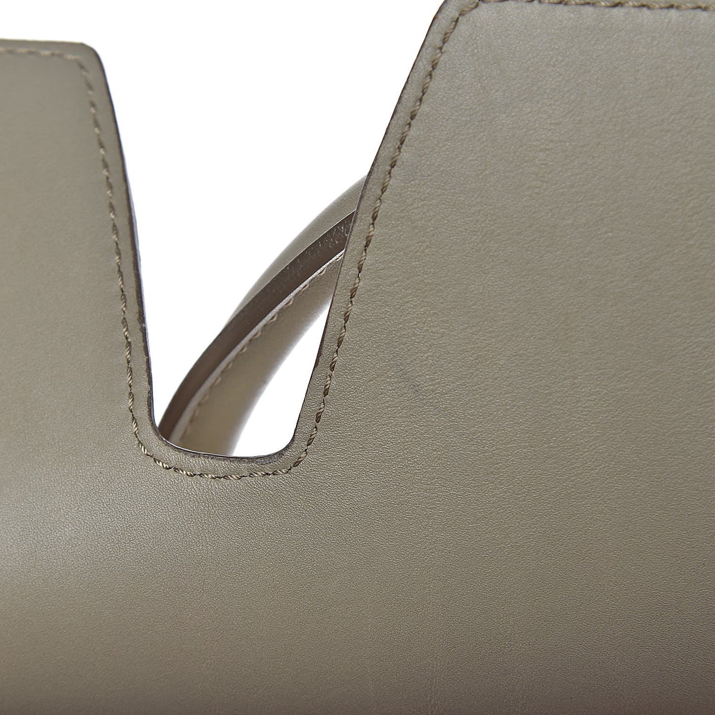 Smooth Calfskin Mini Tie Knot Tote Light Taupe