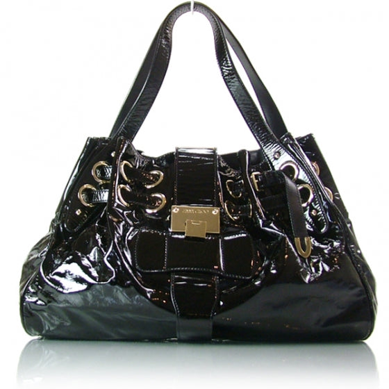 Patent Leather Ramona Tote Black